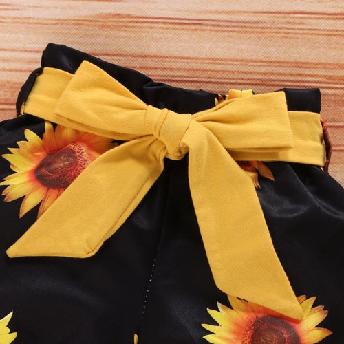 Set 3 Pièces Fille Motif Tournesol — SunnyBloom™