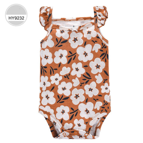 Set 5 Barboteuses Été en Coton Fille — TinyJoy™