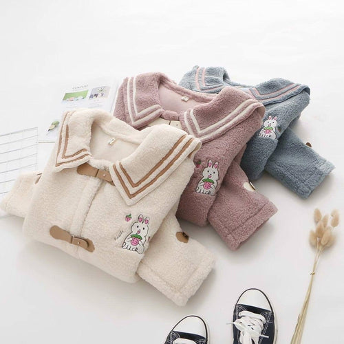 Manteau Enfant Doublé Peluche Lapin — Youth Lamb