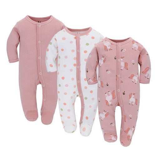 Barboteuse Manches Longues Imprimé Animal — MiniSnug™