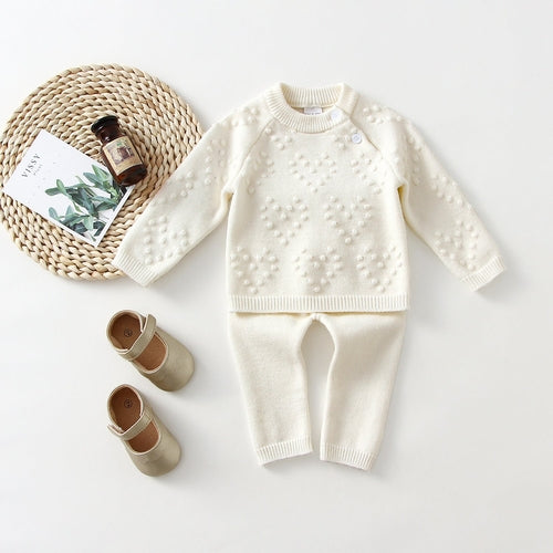 Set Pull & Pantalon Tricotés pour Bébé — KnitNest™