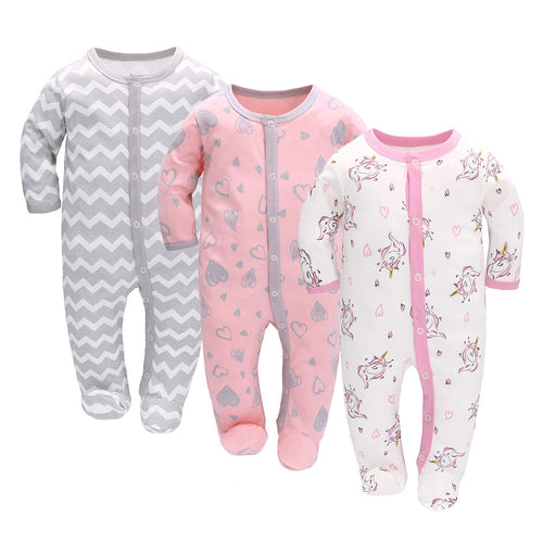 Barboteuse Manches Longues Imprimé Animal — MiniSnug™