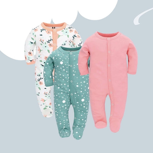 Barboteuse Manches Longues Imprimé Animal — MiniSnug™