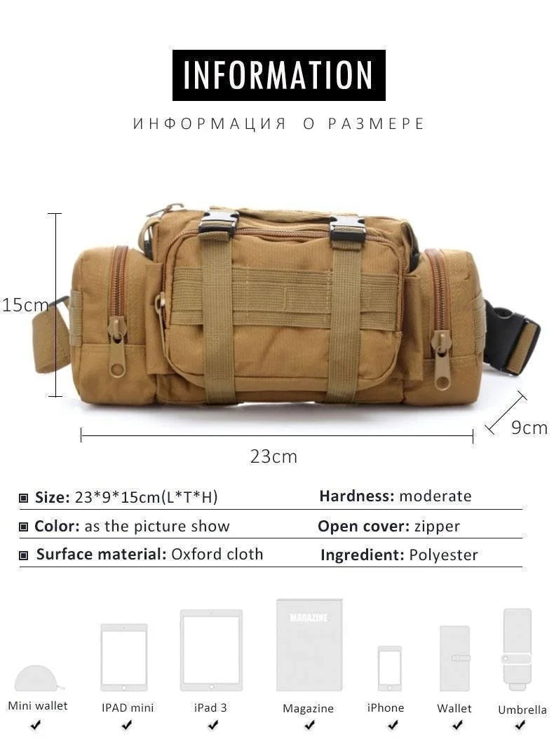 Sac à dos extérieur chasse sac de taille sac de taille Camping randonnée pochette sac de poitrine