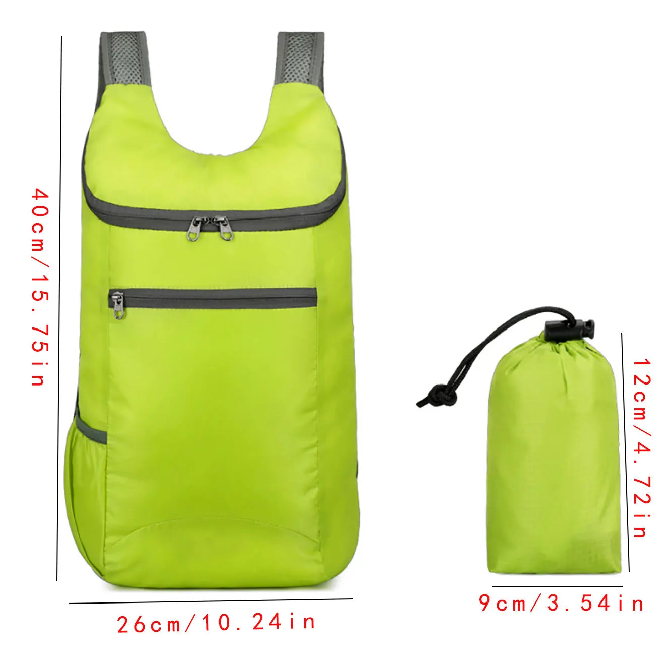 Sac de voyage de week-end 1 pièce, sac à dos léger pliable, imperméable et résistant aux déchirures, sac à dos d'affaires de voyage de grande capacité, sport