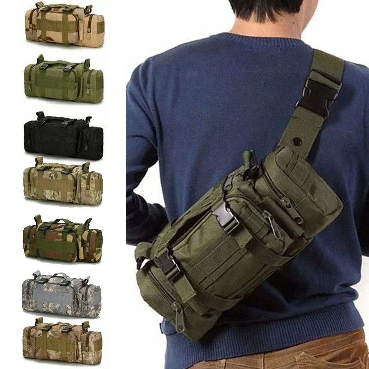 Sac à dos extérieur chasse sac de taille sac de taille Camping randonnée pochette sac de poitrine