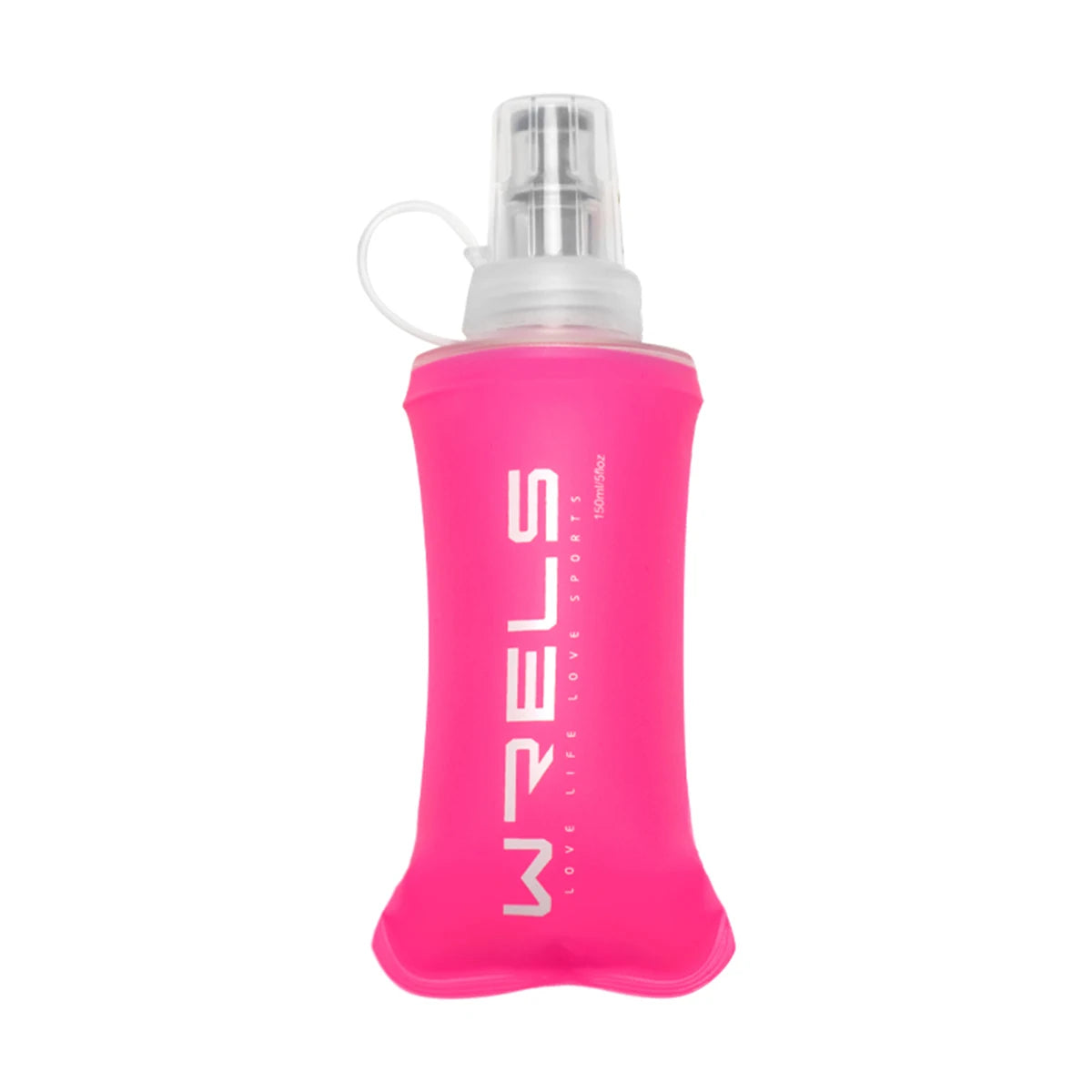 1pc150ml/250ml/500ml extérieur pliable Silicone morsure taille bouteille d'eau en cours d'exécution Camping randonnée voyage bouteille d'eau pratique