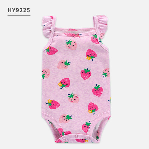 Set 5 Barboteuses Été en Coton Fille — TinyJoy™