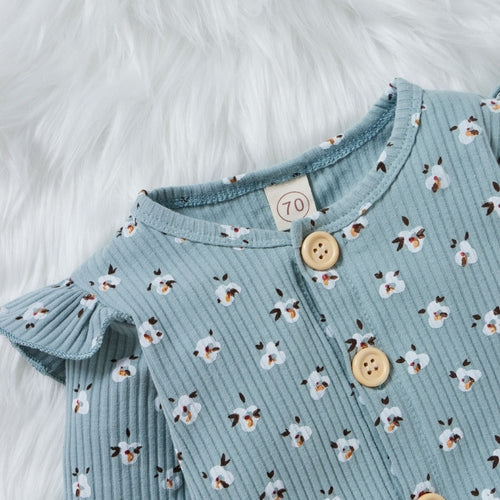 Combinaison Bicolore en Coton Bébé & Enfant — StripeNest™