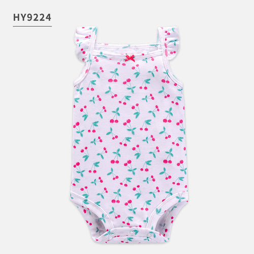Set 5 Barboteuses Été en Coton Fille — TinyJoy™