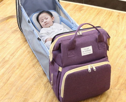 Sac à Langer 3-en-1 avec Lit Nomade — FoldAway ALLFASHION™