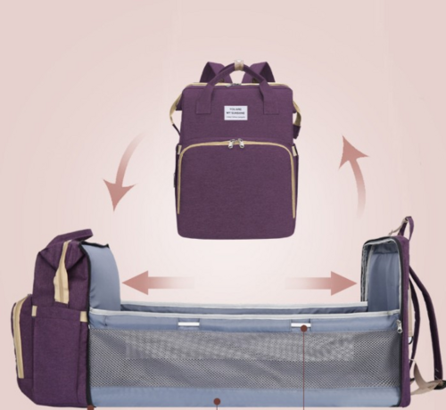 Sac à Langer 3-en-1 avec Lit Nomade — FoldAway ALLFASHION™