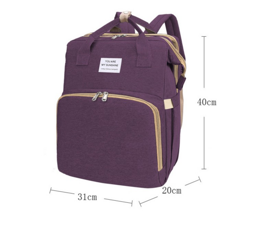 Sac à Langer 3-en-1 avec Lit Nomade — FoldAway ALLFASHION™