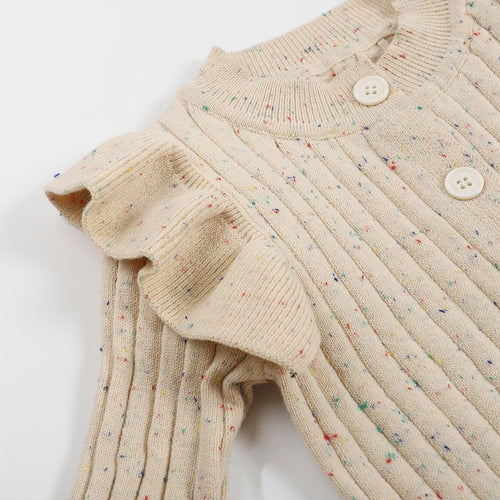 Barboteuse Automne en Coton Tricoté — KnitNest™