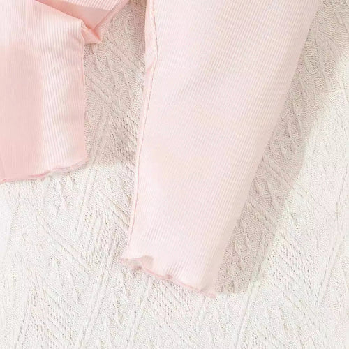 Set 3 Pièces Bébé — Haut, Pantalon & Bonnet — SnugBuds™