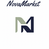 Logo NovaMarket fond transparent monogramme vert sauge